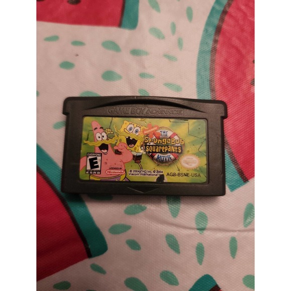 SpongeBob SquarePants The Movie for Nintendo Gameboy Advance - Picture 1 of 3